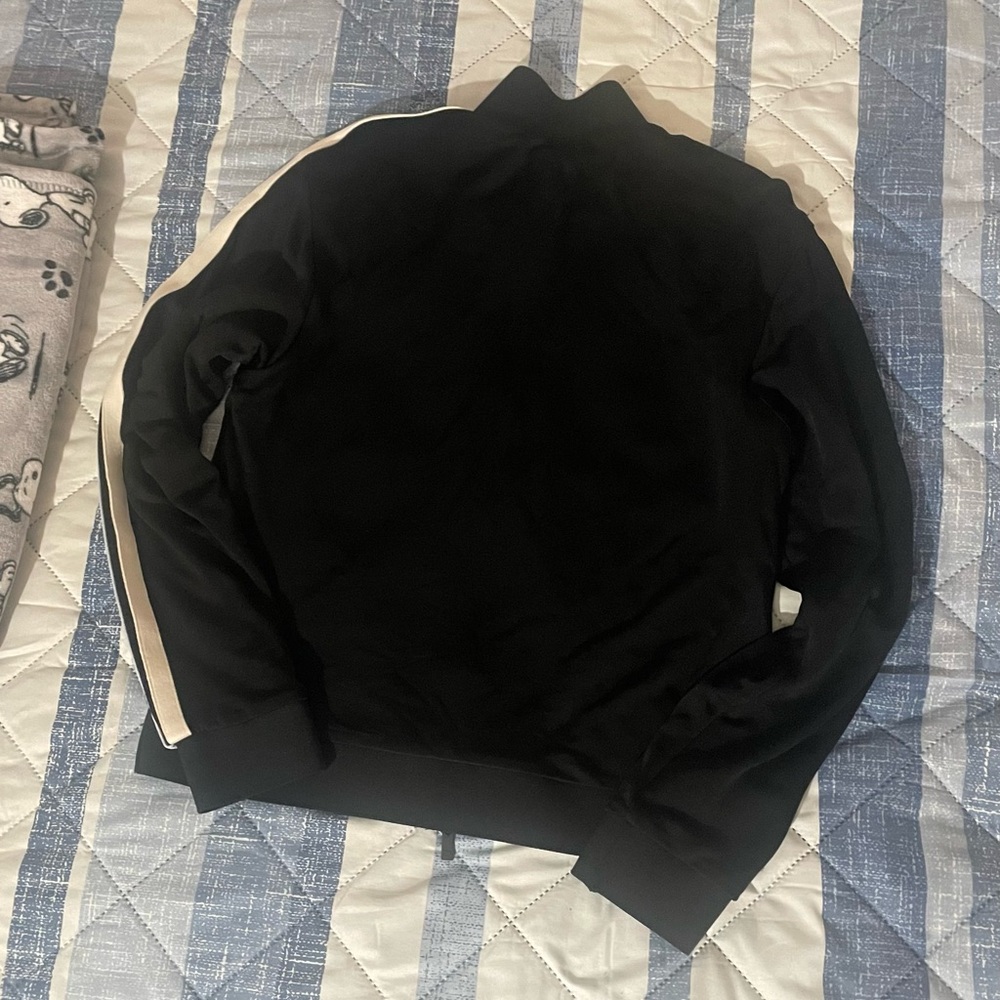 VS PINK Track Star Full Zip Jacket in Black Size S 🖤🩵🤍 - Picture 7 of 7